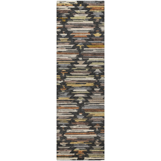 Dalyn Kenner KN2 Black Rug runner rug