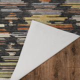 Dalyn Kenner KN2 Black Rug backing detail