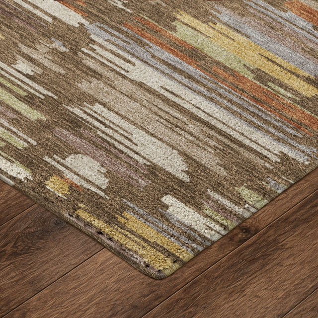 Dalyn Kenner KN2 Chocolate Rug corner detail