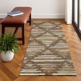 Dalyn Kenner KN2 Chocolate Rug shown in a room
