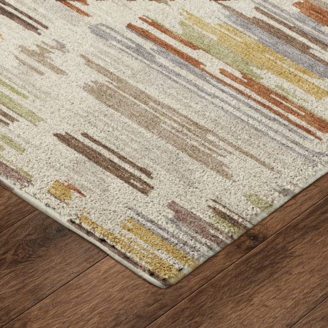 Dalyn Kenner KN2 Ivory Rug corner detail