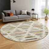 Dalyn Kenner KN2 Ivory Rug shown in a room