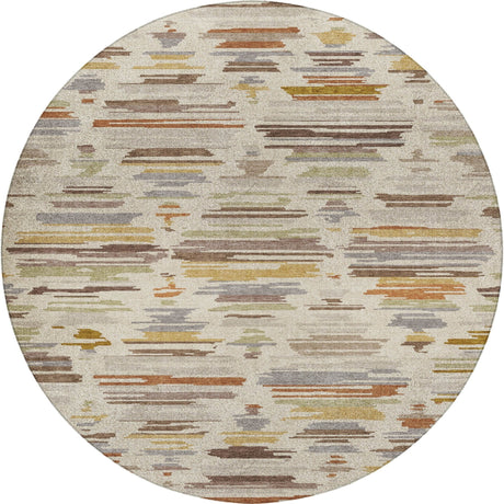 Dalyn Kenner KN2 Ivory Rug round rug