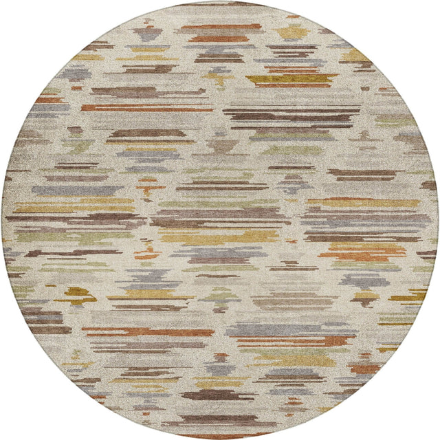 Dalyn Kenner KN2 Ivory Rug round rug