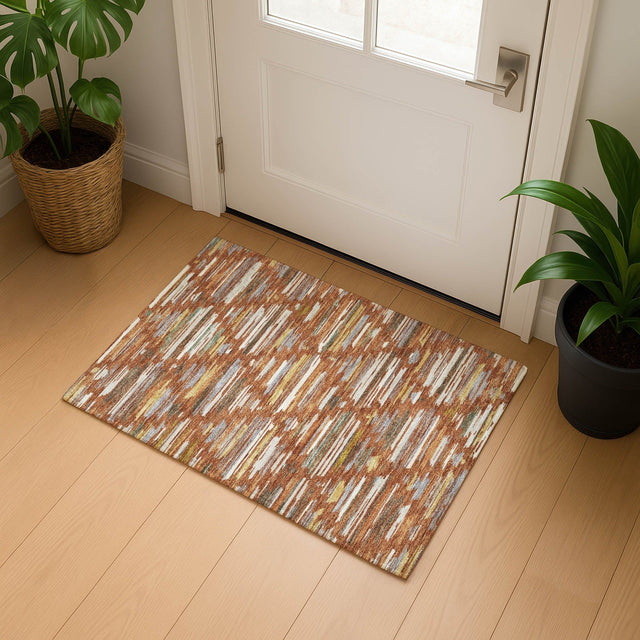 Dalyn Kenner KN2 Paprika Rug shown in a room