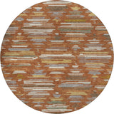 Dalyn Kenner KN2 Paprika Rug round rug