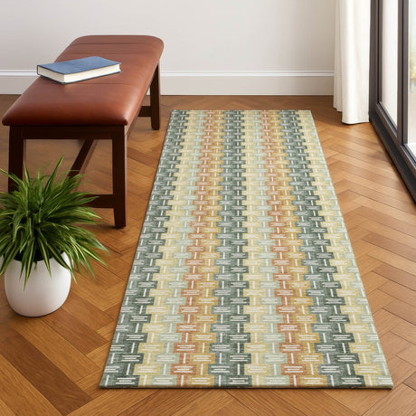 Dalyn Kenner KN3 Basil Rug shown in a room