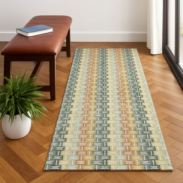 Dalyn Kenner KN3 Basil Rug shown in a room