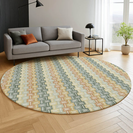 Dalyn Kenner KN3 Basil Rug shown in a room