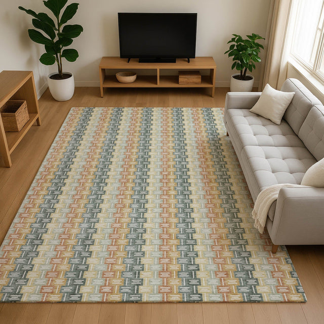 Dalyn Kenner KN3 Basil Rug shown in a room