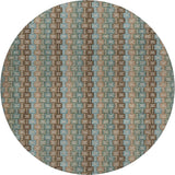 Dalyn Kenner KN3 Brown Rug round rug