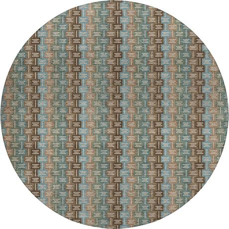 Dalyn Kenner KN3 Brown Rug round rug