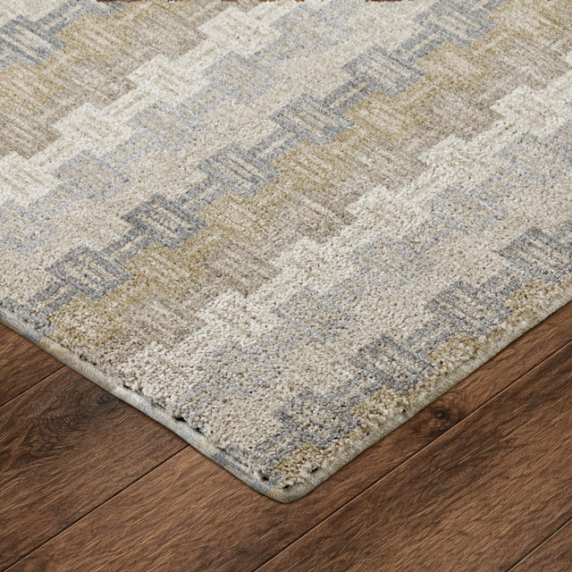 Dalyn Kenner KN3 Ivory Rug corner detail