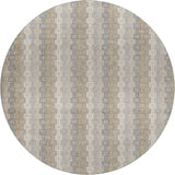 Dalyn Kenner KN3 Ivory Rug round rug