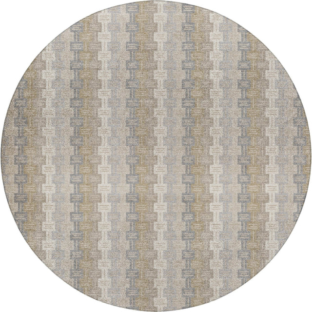 Dalyn Kenner KN3 Ivory Rug round rug