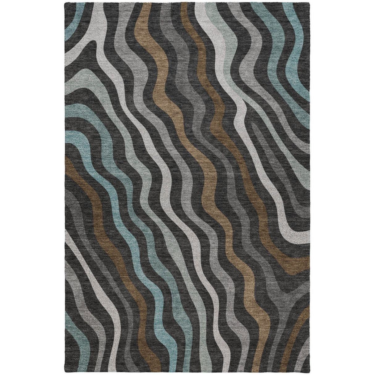 Dalyn Kenner KN4 Black Rug main image