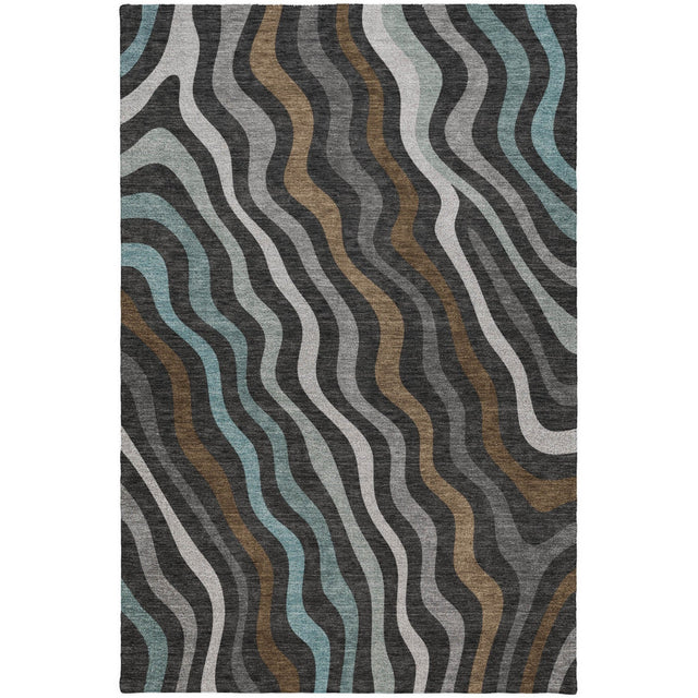 Dalyn Kenner KN4 Black Rug main image
