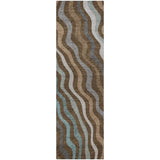 Dalyn Kenner KN4 Chocolate Rug runner rug