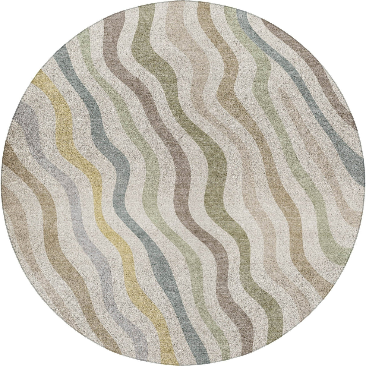 Dalyn Kenner KN4 Ivory Rug round rug