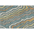 Dalyn Kenner KN4 Teal Rug rectangular rug