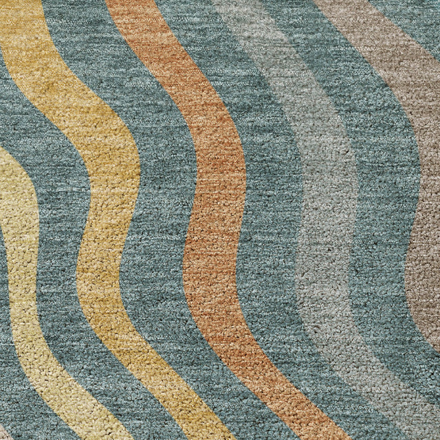 Dalyn Kenner KN4 Teal Rug color swatch