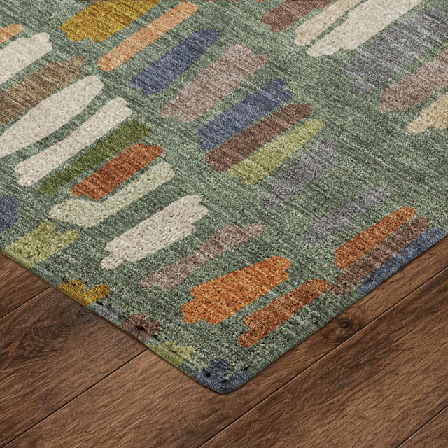 Dalyn Kenner KN5 Basil Rug corner detail