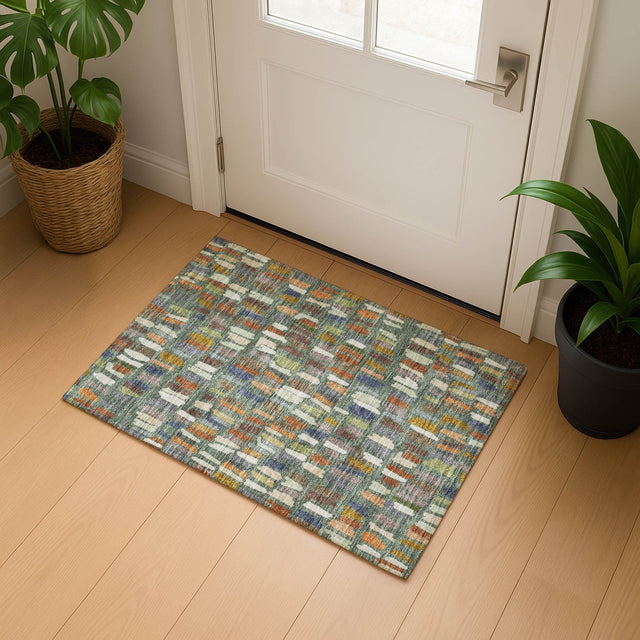 Dalyn Kenner KN5 Basil Rug shown in a room