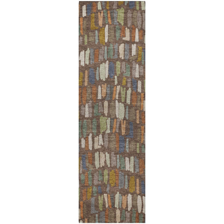 Dalyn Kenner KN5 Chocolate Rug runner rug