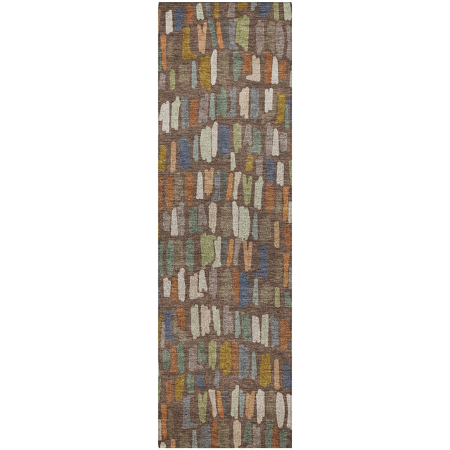 Dalyn Kenner KN5 Chocolate Rug runner rug