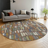 Dalyn Kenner KN5 Chocolate Rug shown in a room