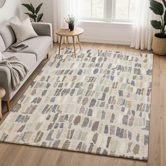 Dalyn Kenner KN5 Linen Rug shown in a room
