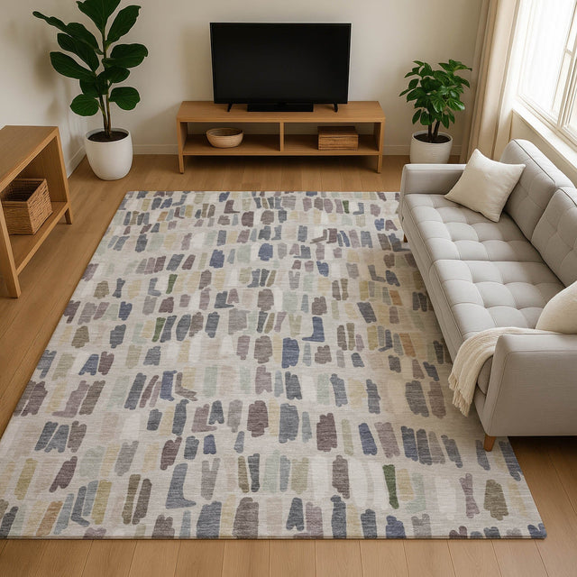 Dalyn Kenner KN5 Linen Rug shown in a room