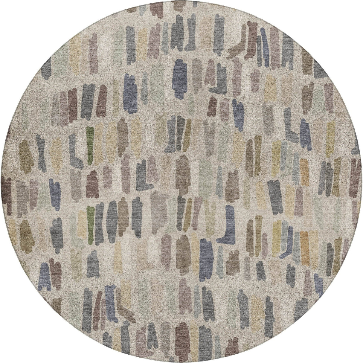 Dalyn Kenner KN5 Linen Rug round rug