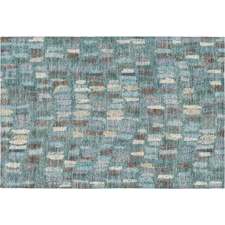 Dalyn Kenner KN5 Teal Rug rectangular rug