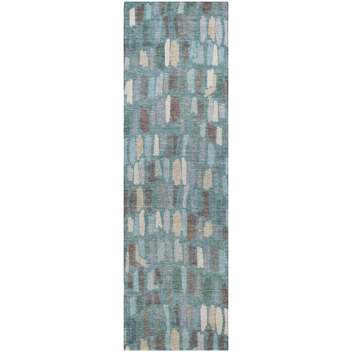 Dalyn Kenner KN5 Teal Rug runner rug
