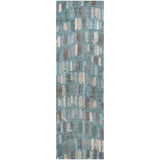 Dalyn Kenner KN5 Teal Rug runner rug