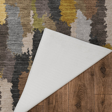 Dalyn Kenner KN6 Black Rug backing detail