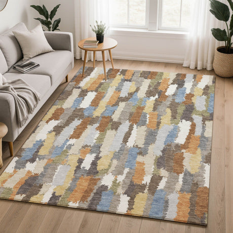 Dalyn Kenner KN6 Chocolate Rug shown in a room