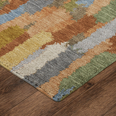 Dalyn Kenner KN6 Copper Rug corner detail