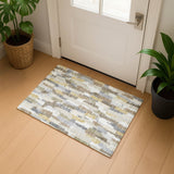 Dalyn Kenner KN6 Ivory Rug shown in a room