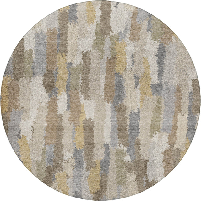 Dalyn Kenner KN6 Ivory Rug round rug