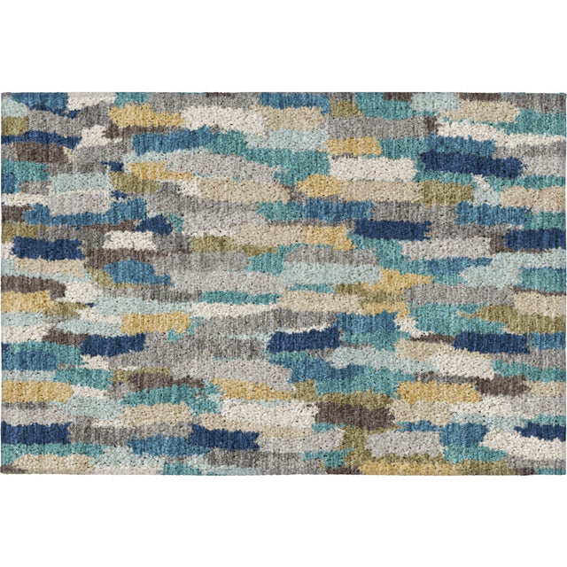 Dalyn Kenner KN6 Teal Rug rectangular rug