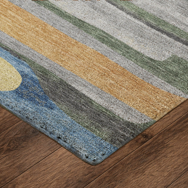 Dalyn Kenner KN7 Basil Rug corner detail