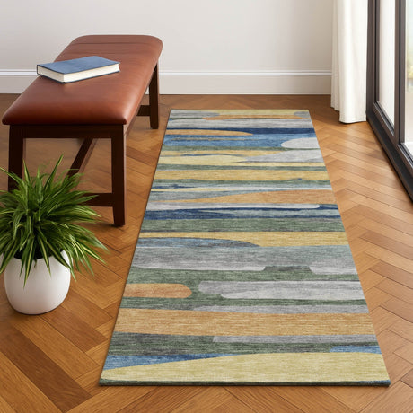 Dalyn Kenner KN7 Basil Rug shown in a room