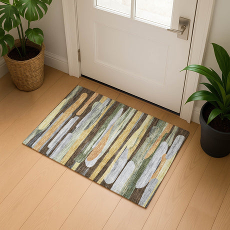Dalyn Kenner KN7 Chocolate Rug shown in a room