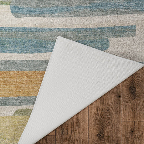 Dalyn Kenner KN7 Ivory Rug backing detail