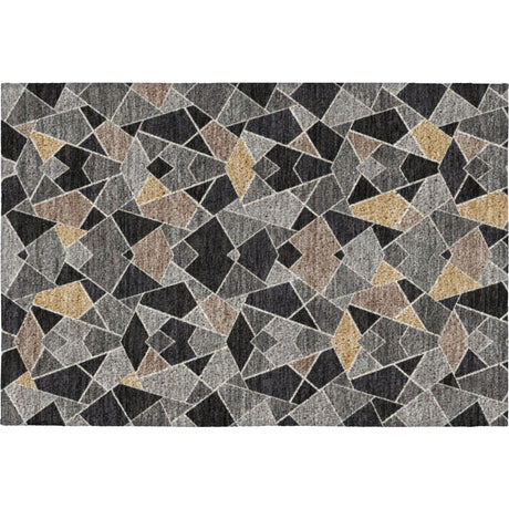 Dalyn Kenner KN8 Black Rug rectangular rug