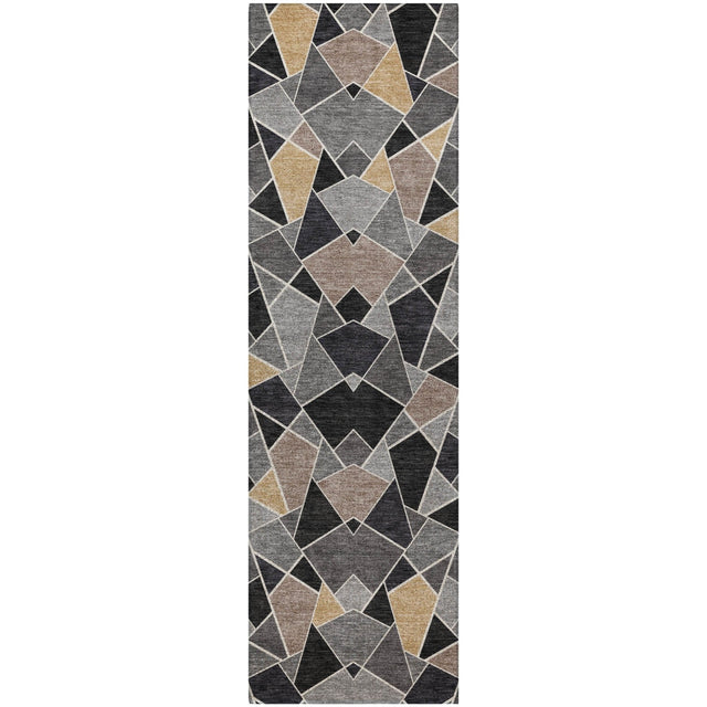 Dalyn Kenner KN8 Black Rug runner rug