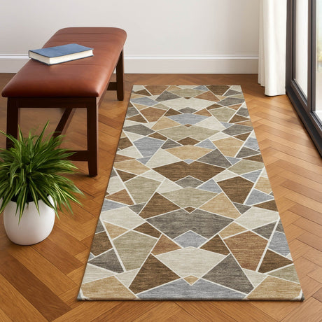 Dalyn Kenner KN8 Chocolate Rug shown in a room