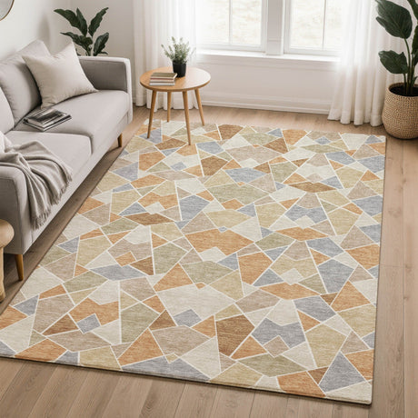 Dalyn Kenner KN8 Copper Rug shown in a room